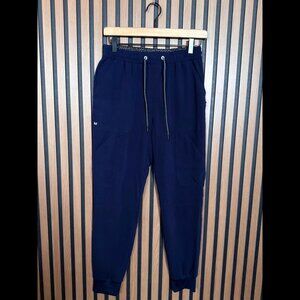 Koi Next Gen Scrub Pants XS Blue Navy Joggers Elastic Waist Stretch Uniform